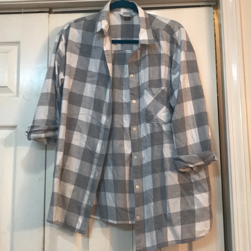 Flannel button down